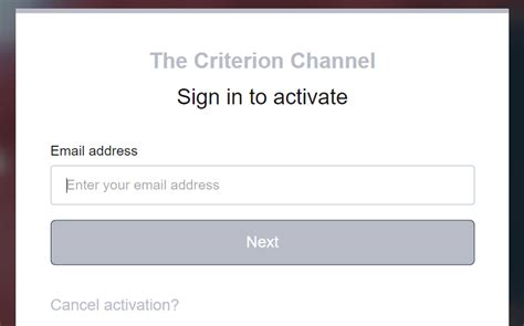 criterion channel login